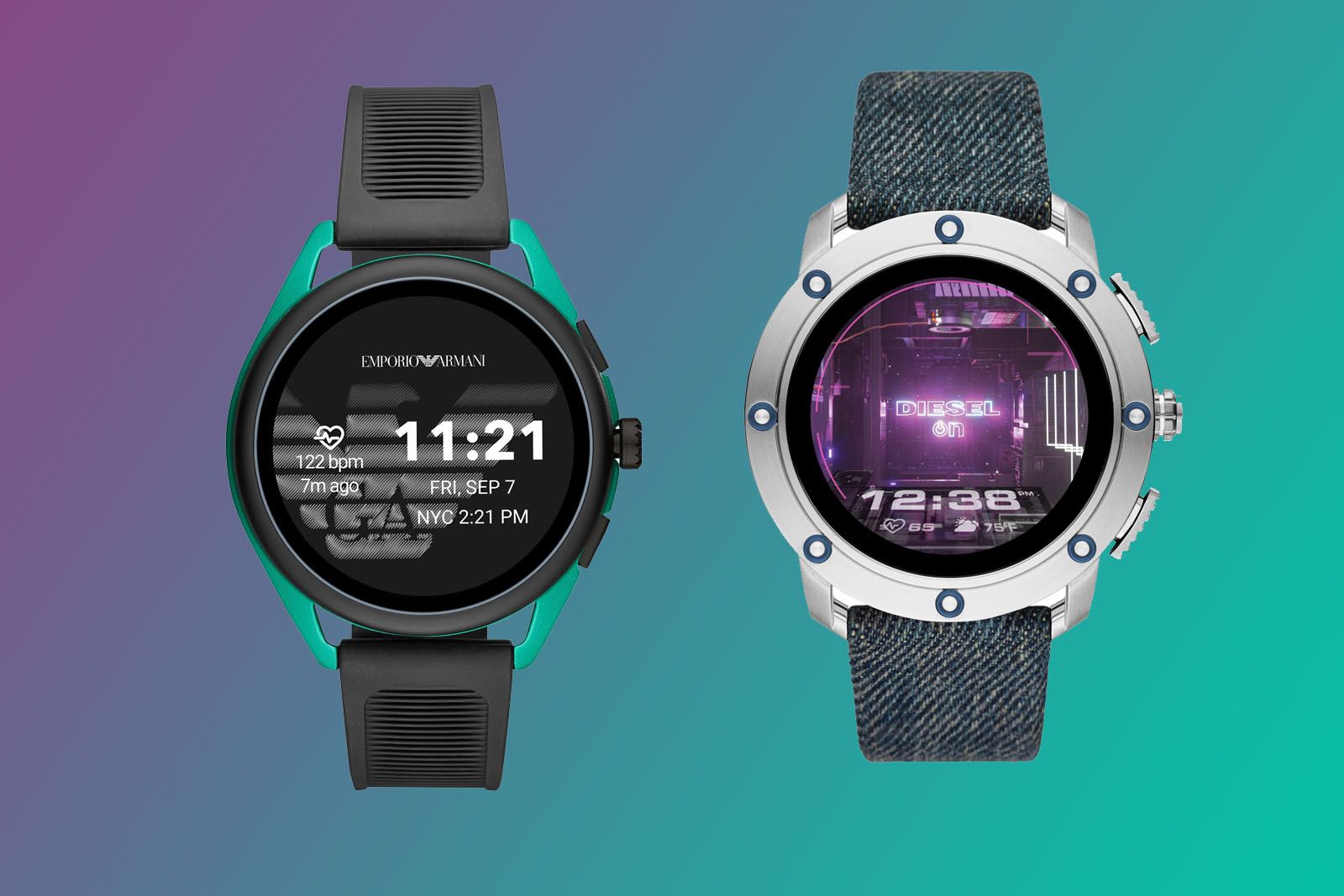 Fossil expands smartwatch line-up with Diesel and Emporio Armani models