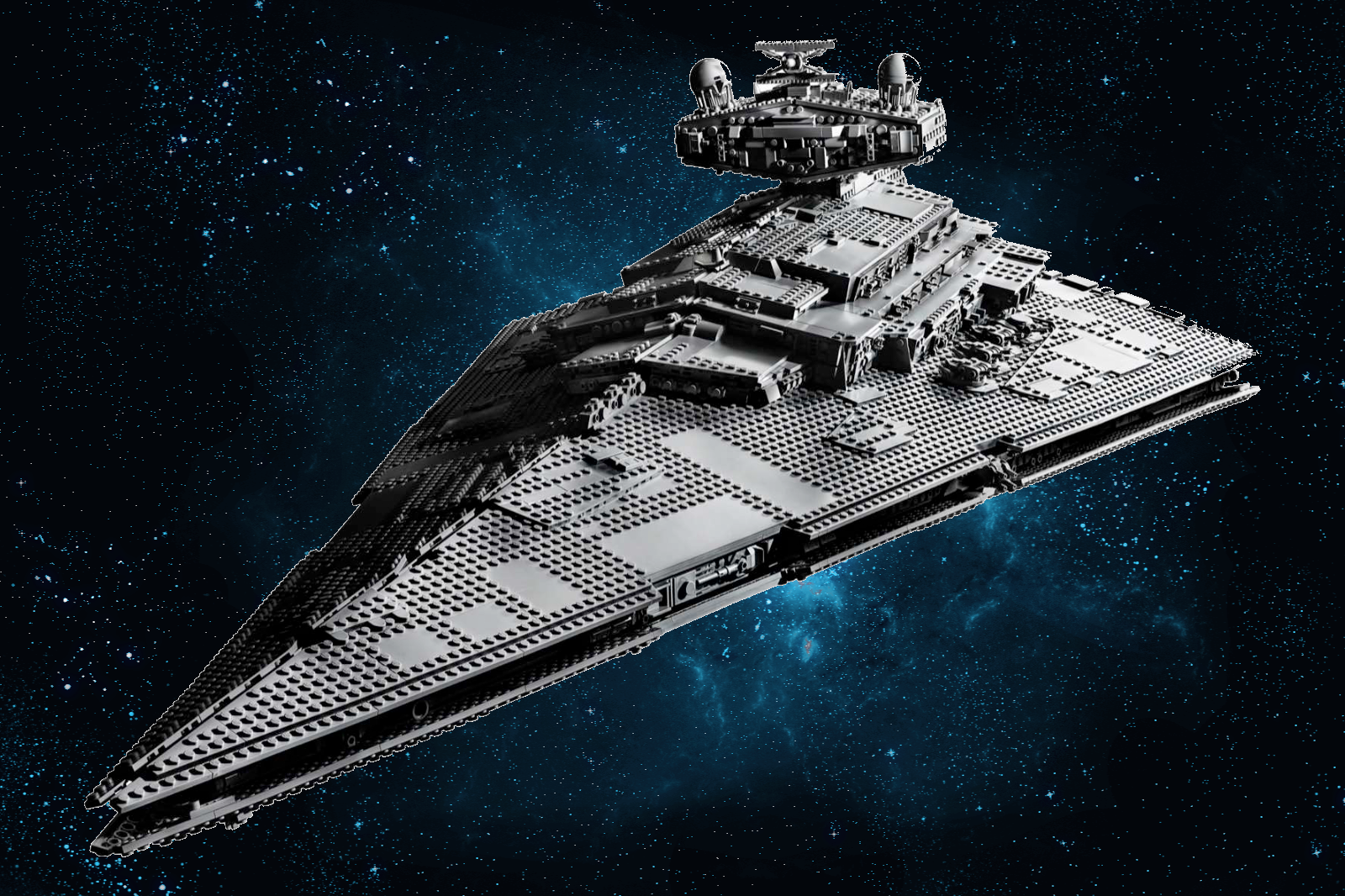 UCS Lego Star Wars Imperial Star Destroyer is very big and very grey image 1