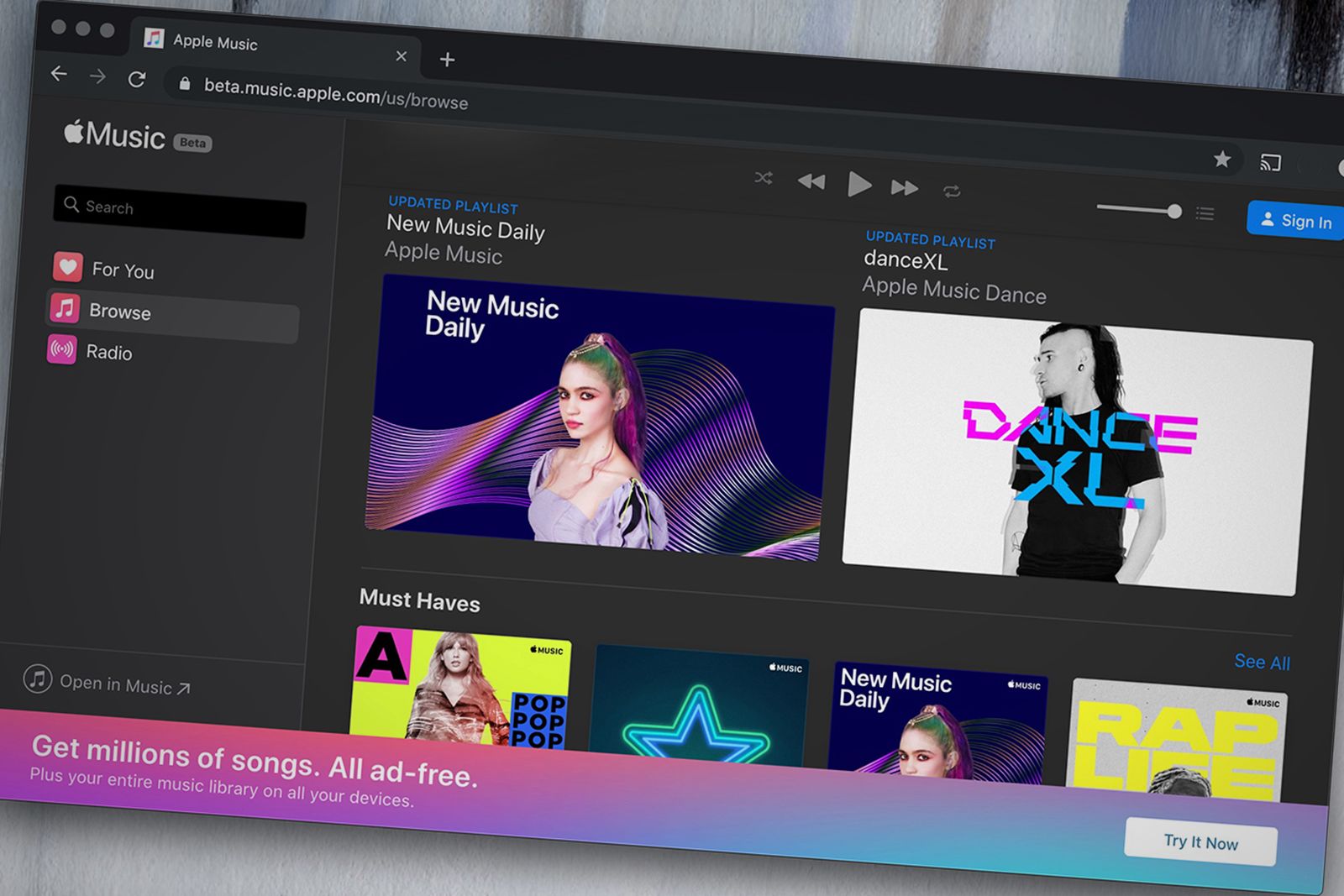 Apple Music comes to the web! Try the new beta site now
