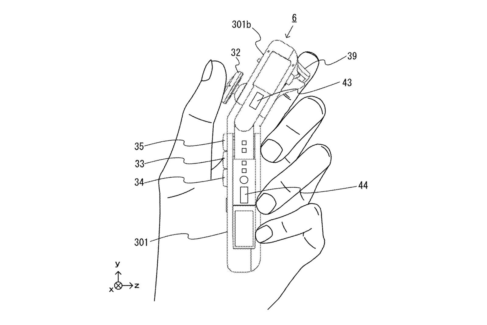 Nintendo Switch bending Joy-Cons patent images image 1