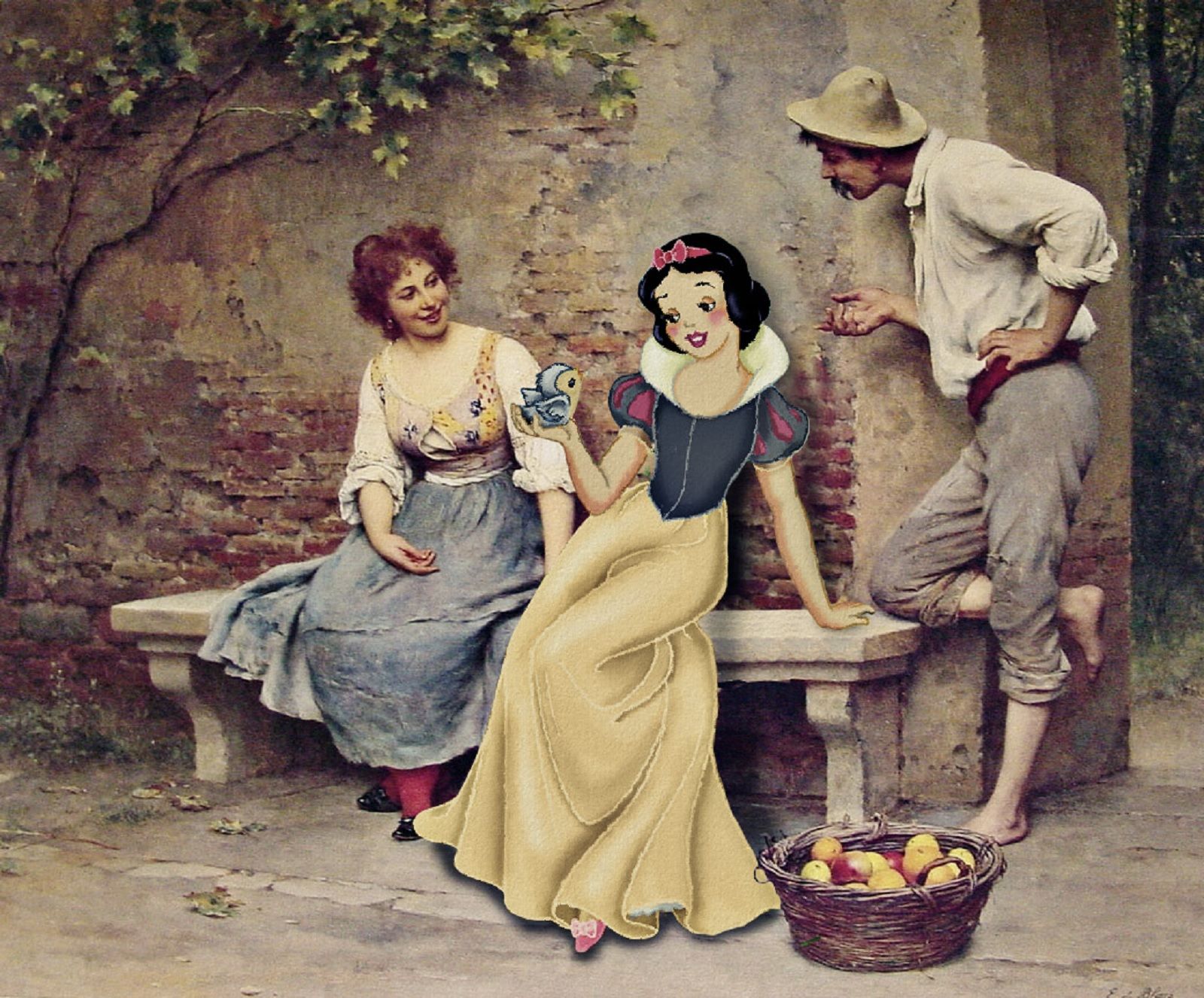 Amusing Images Of Cartoon Characters In Photoshopped Into Renaissance Paintings image 19