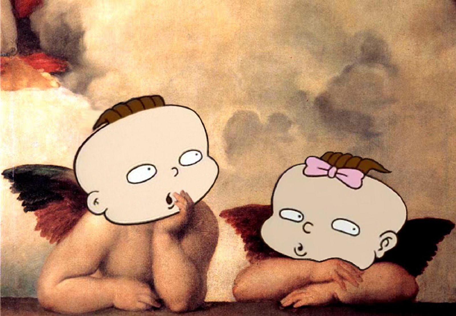 Amusing Images Of Cartoon Characters In Photoshopped Into Renaissance Paintings image 7