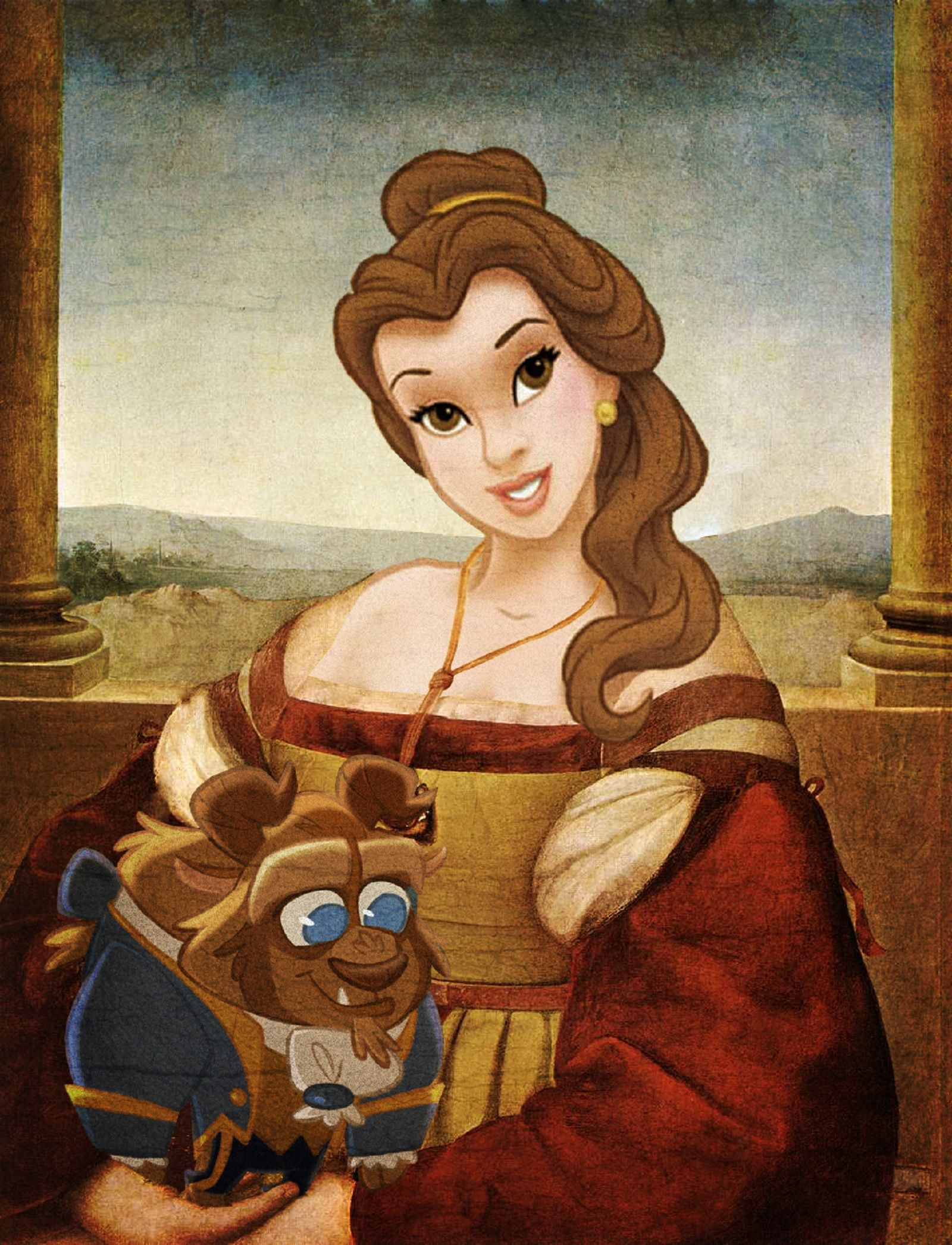 Amusing Images Of Cartoon Characters In Photoshopped Into Renaissance Paintings photo 5