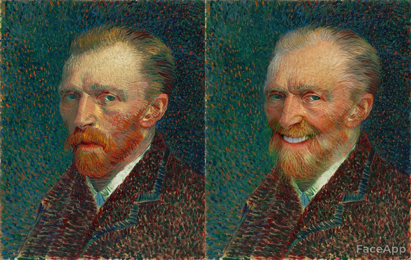Artwork Re-imagined With Ai Smiles And Old Age Filters image 15