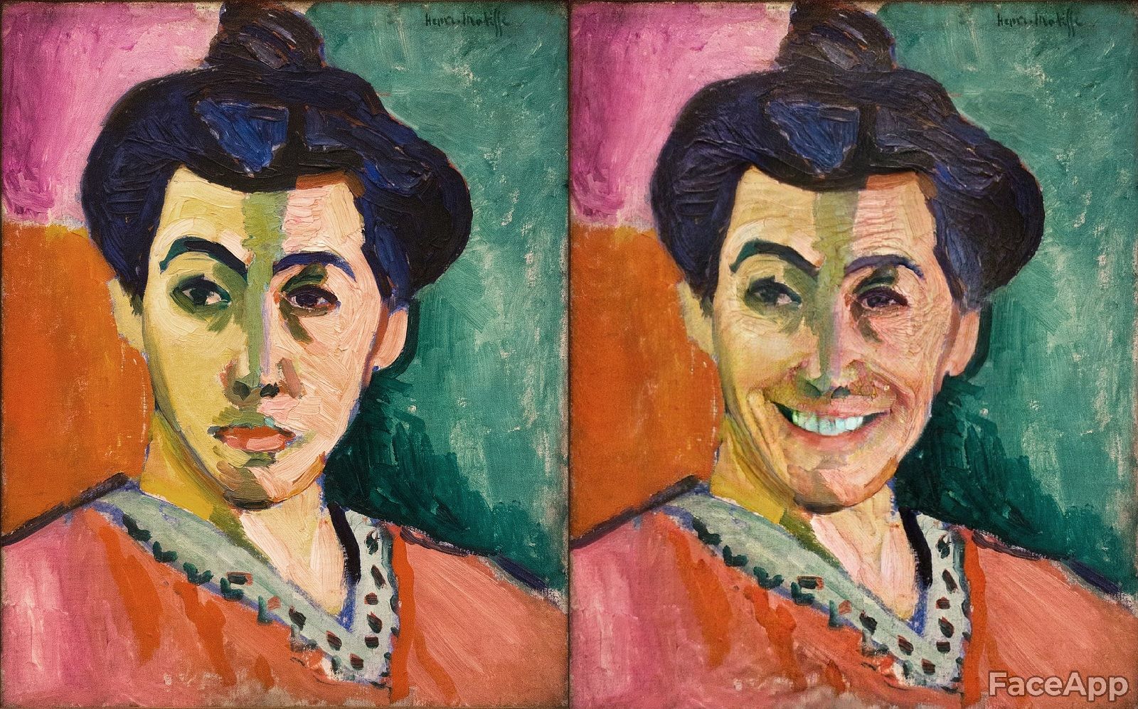 Artwork Re-imagined With Ai Smiles And Old Age Filters image 18