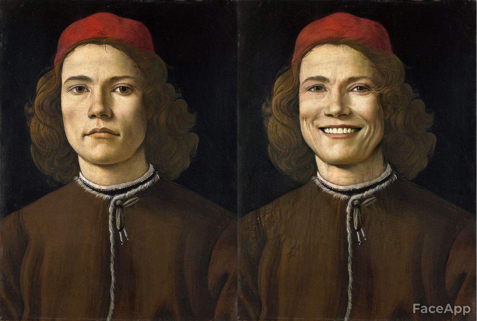 Artwork Re-imagined With Ai Smiles And Old Age Filters image 6