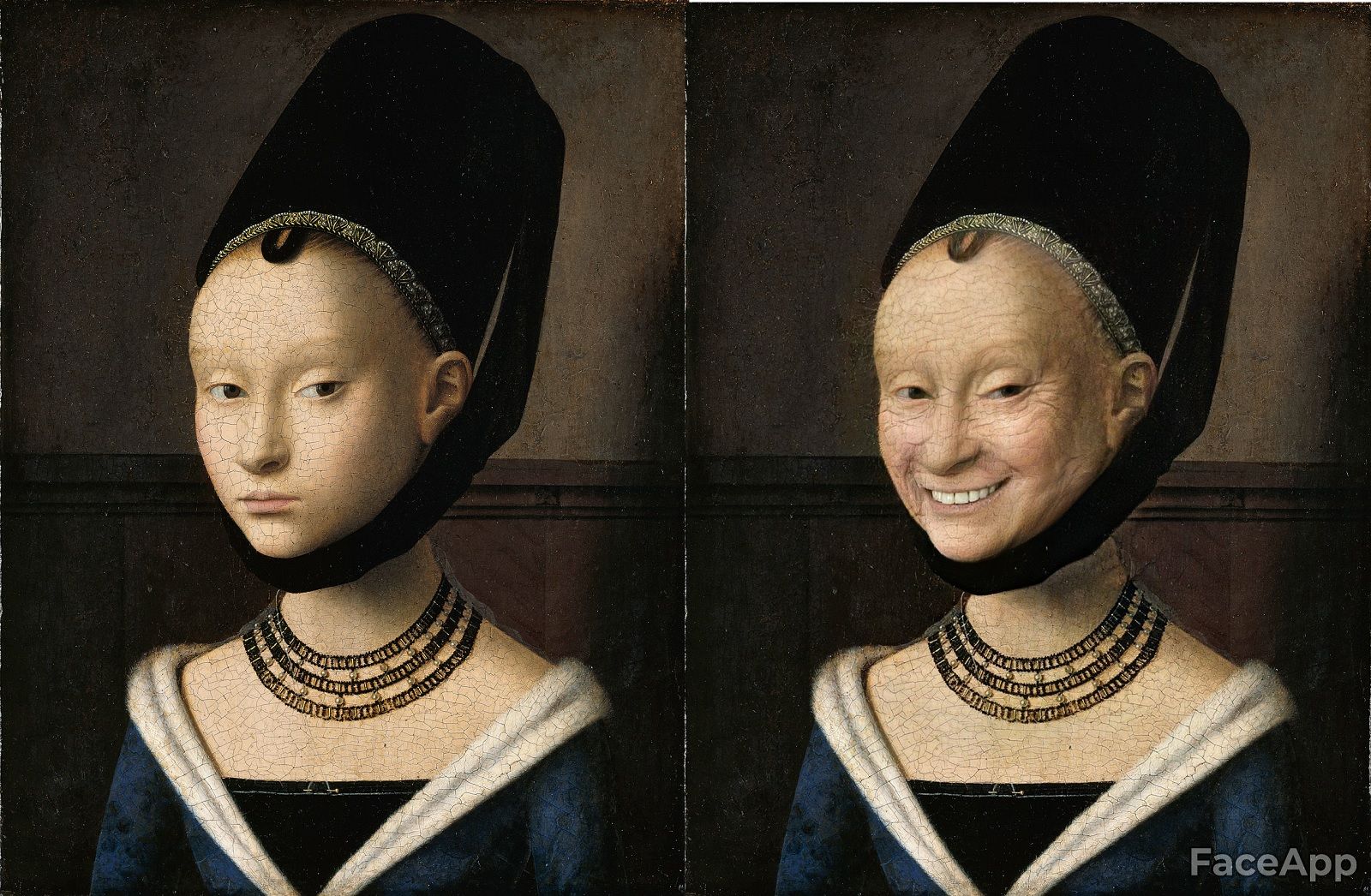 Artwork Re-imagined With Ai Smiles And Old Age Filters image 9