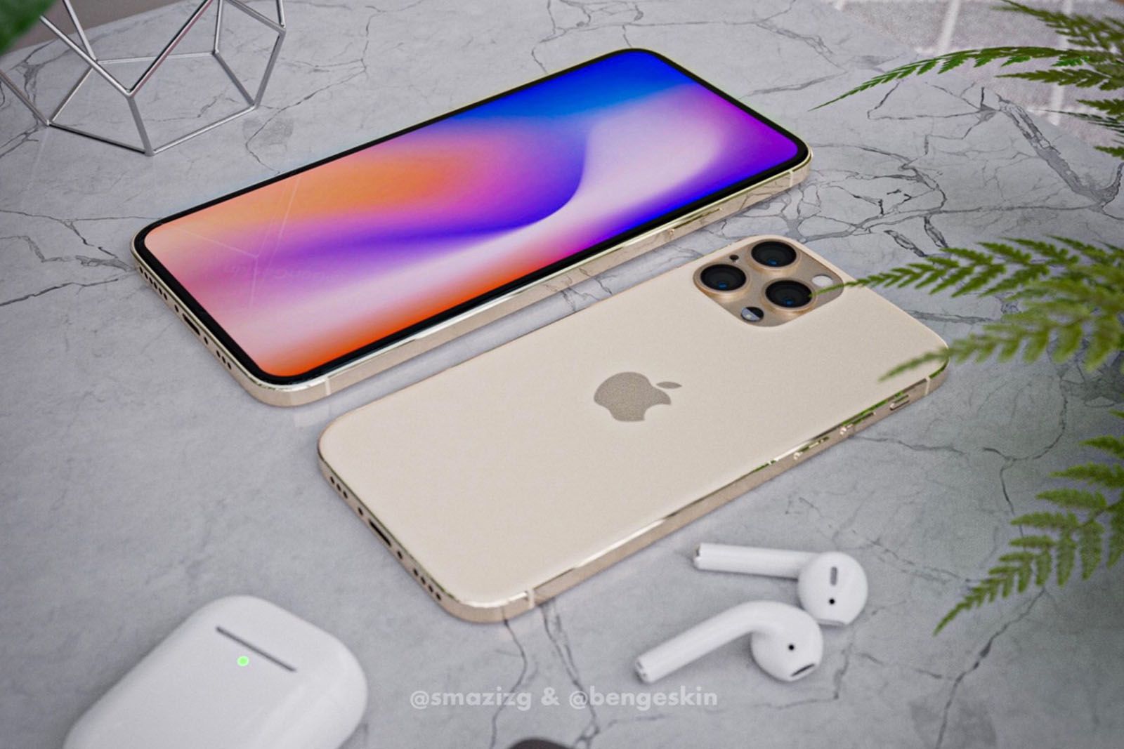 Latest Apple iPhone 12 renders show no notch for the Pro models image 1