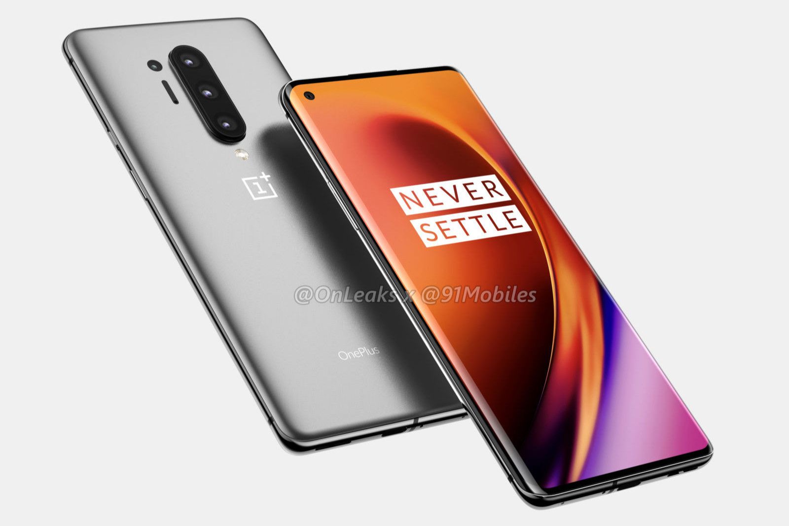 OnePlus 8 Pro leaks complete with quad camera and hole punch display image 1