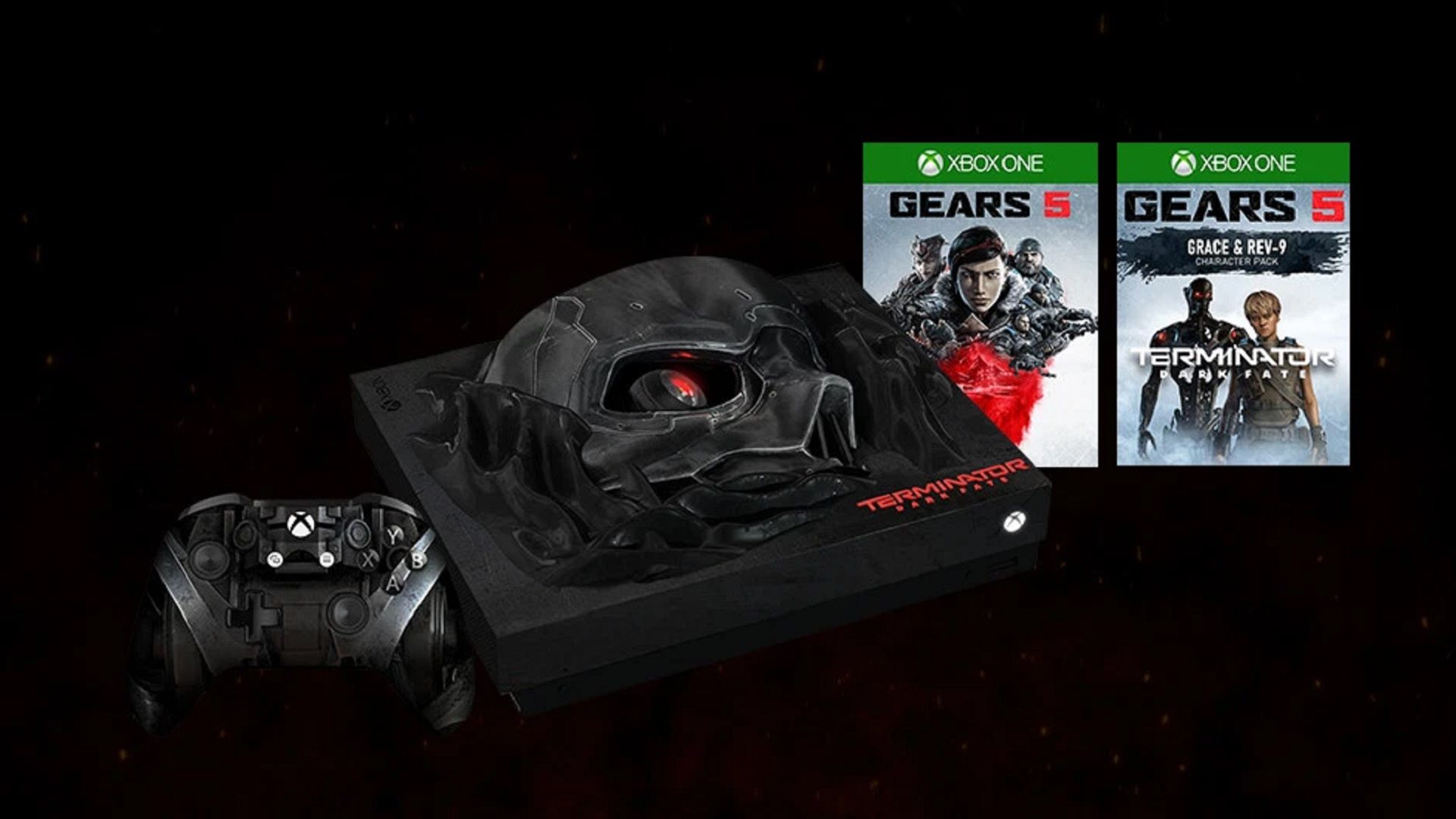 Microsoft reveals incredible Terminator Dark Fate themed Xbox One X image 1