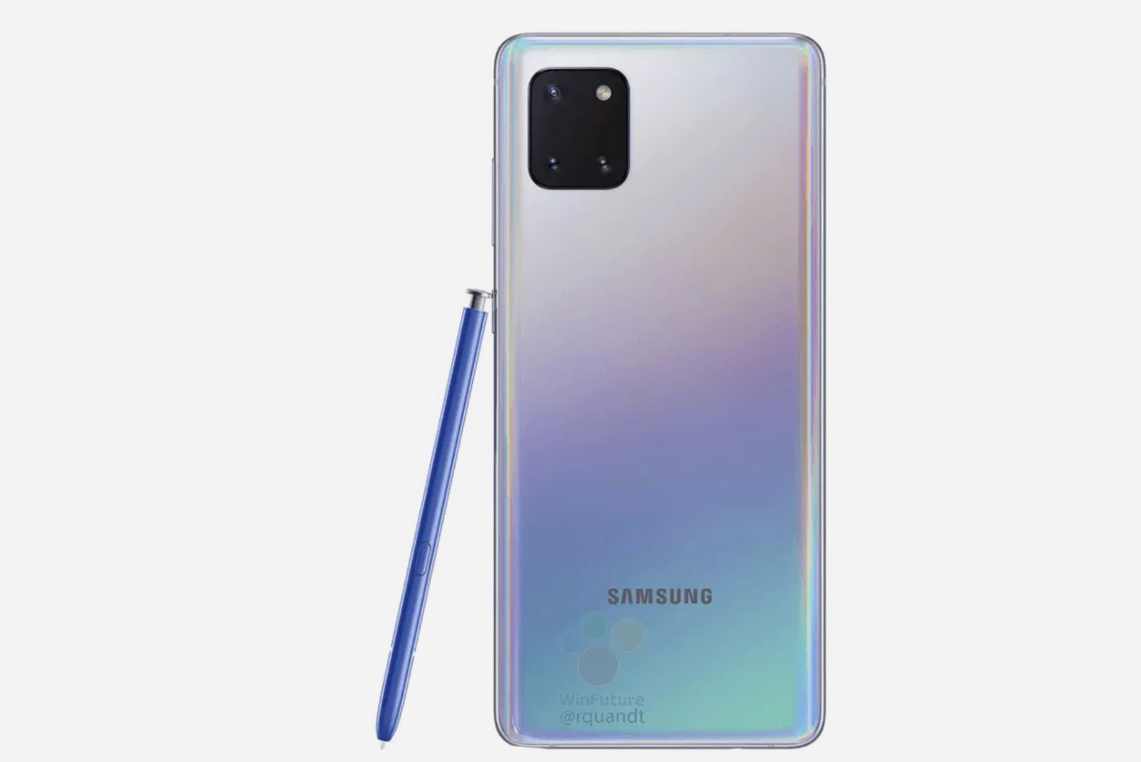 Samsungs Note 10 Lite leaks out with rectangular rear camera housing image 2