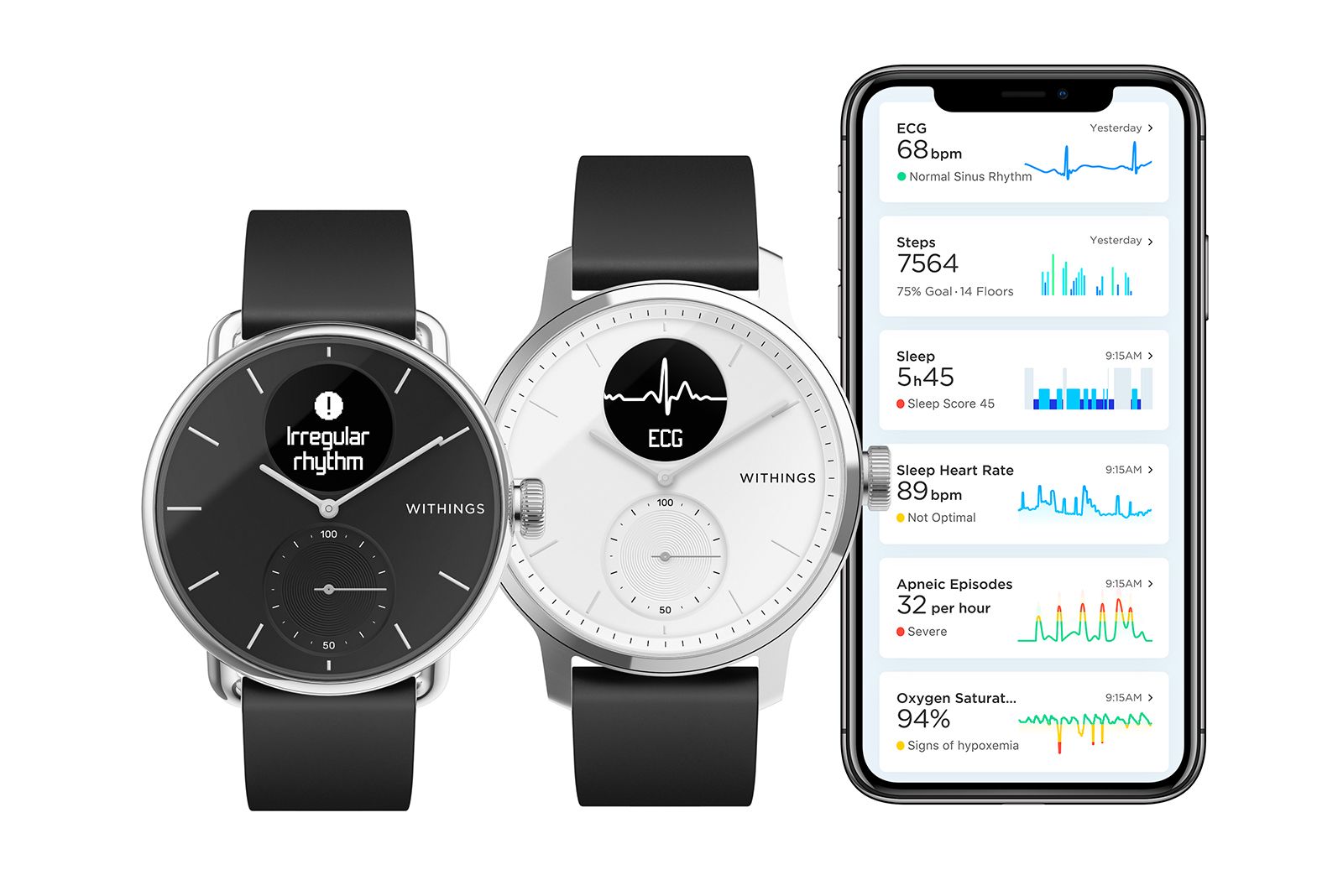 Withings £230 ScanWatch can detect early AFib and sleep apnea image 1