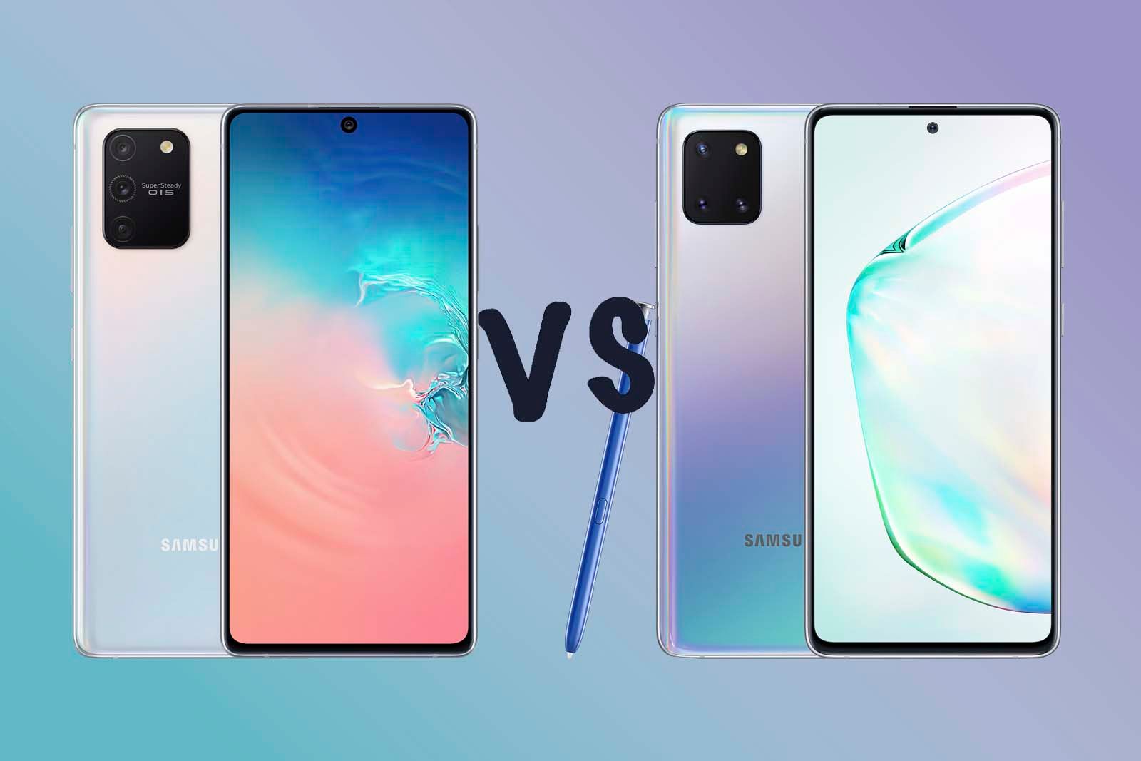 What is the difference between the Note10 and Note10 lite?