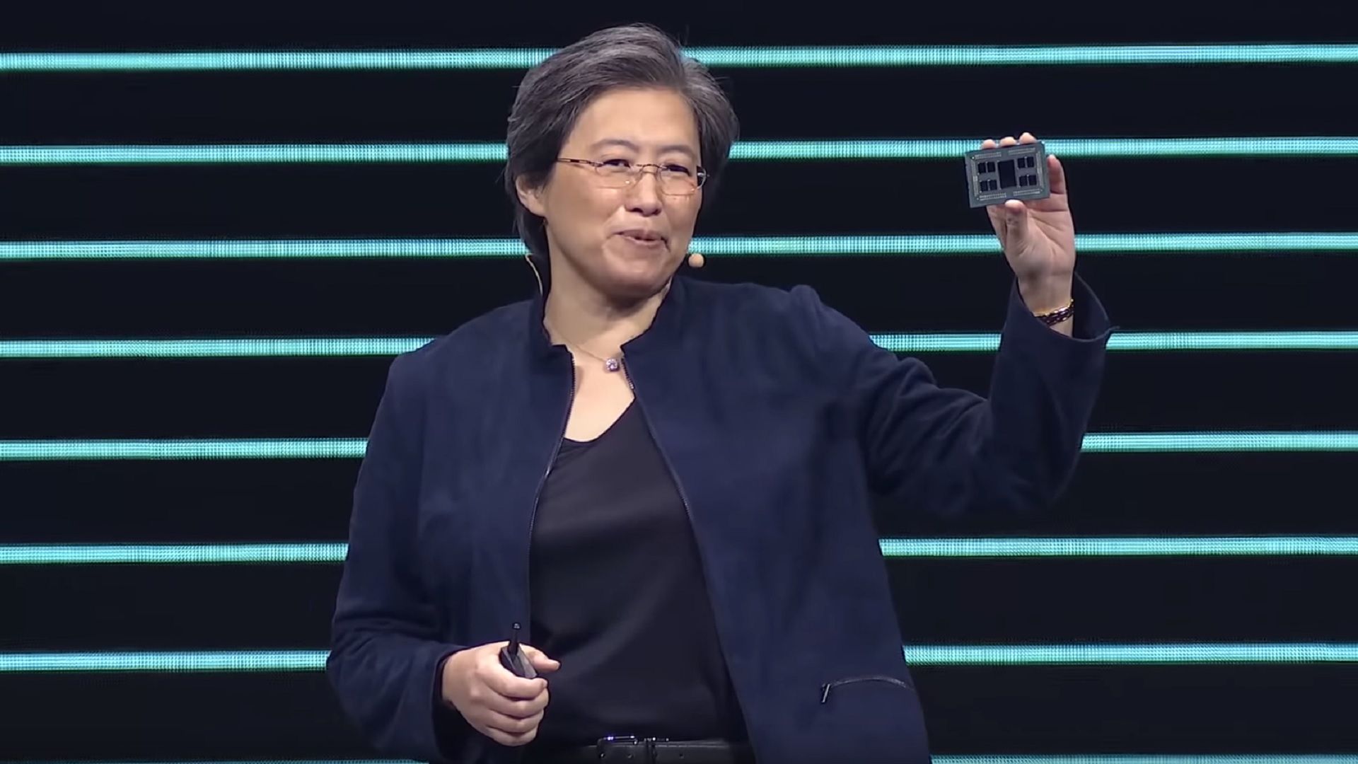 AMD shows off 3990 flagship Ryzen Threadripper 3990X processor and more image 1