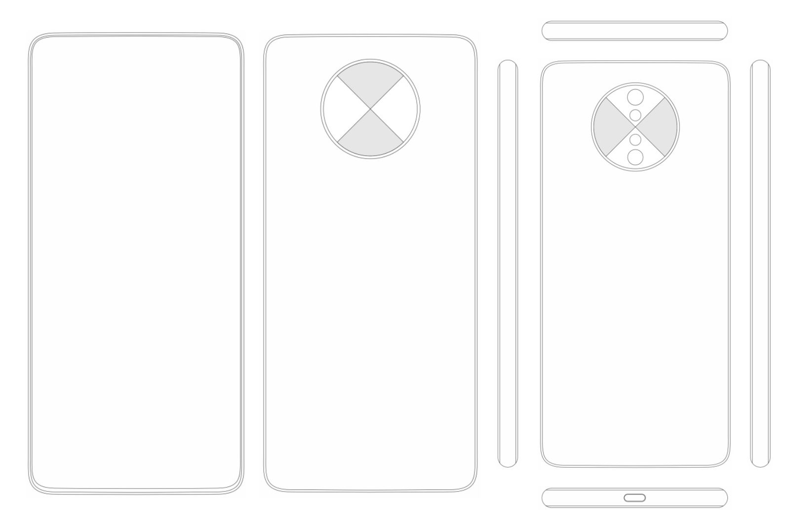 OnePlus patent reveals phone with no notch hole-punch or pop-up camera image 1