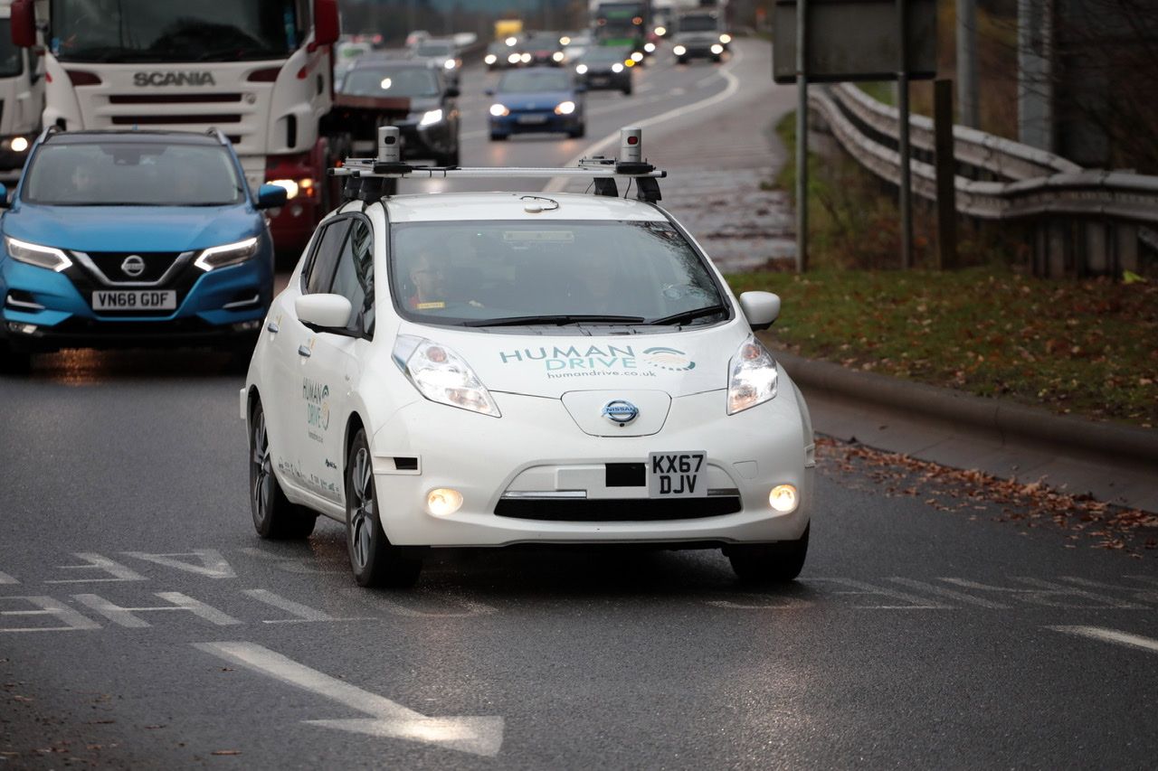 Nissan conducts secret 230-mile autonomous drive in the UK image 1