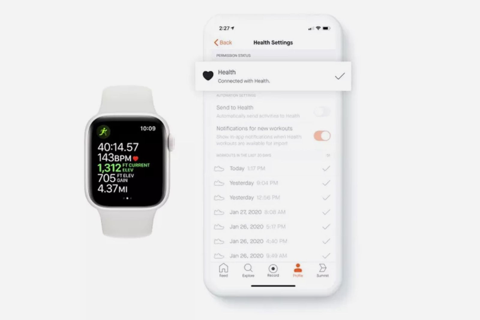 Strava best sale smart watch