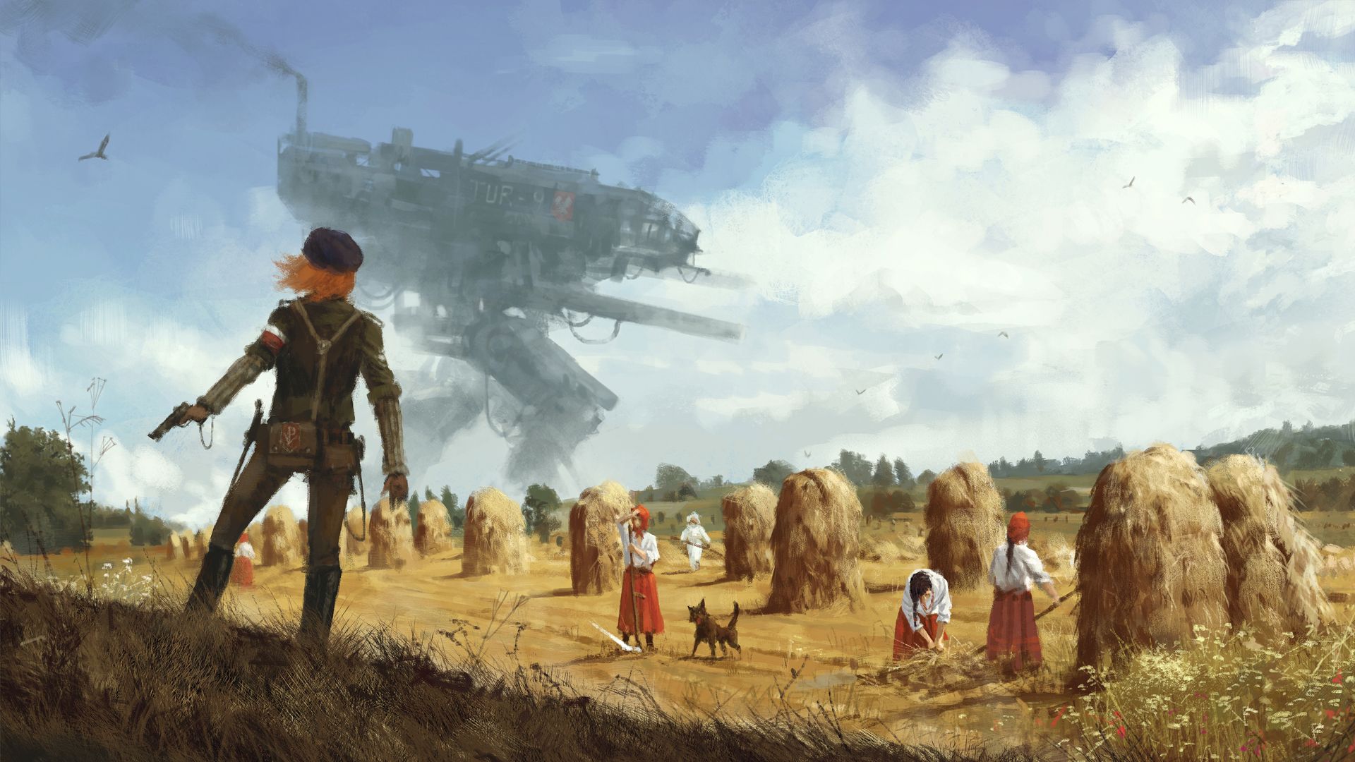 15 brilliantly bizarre paintings of an alternate 1920s with mechs bears and wolves image 1