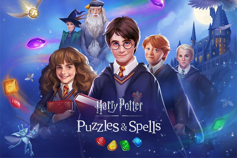 Harry Potter Puzzles  Spells mobile game makes match-3 more magical image 1