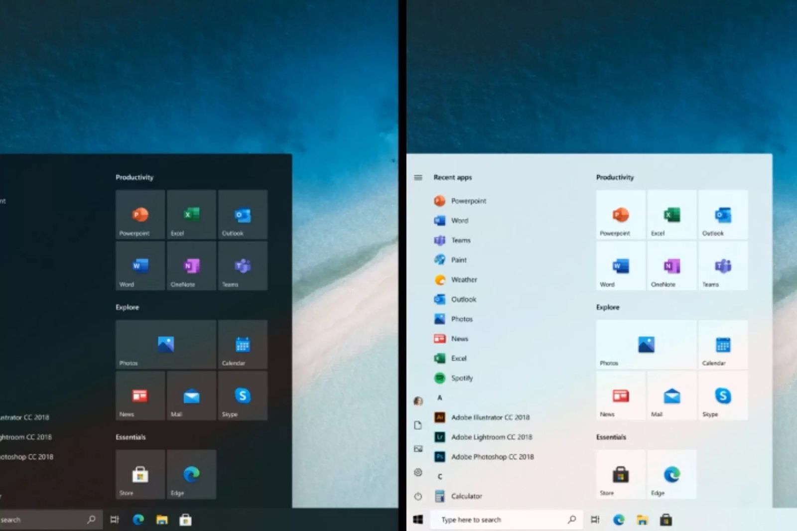 This is what the new Windows 10 Start menu looks like image 2