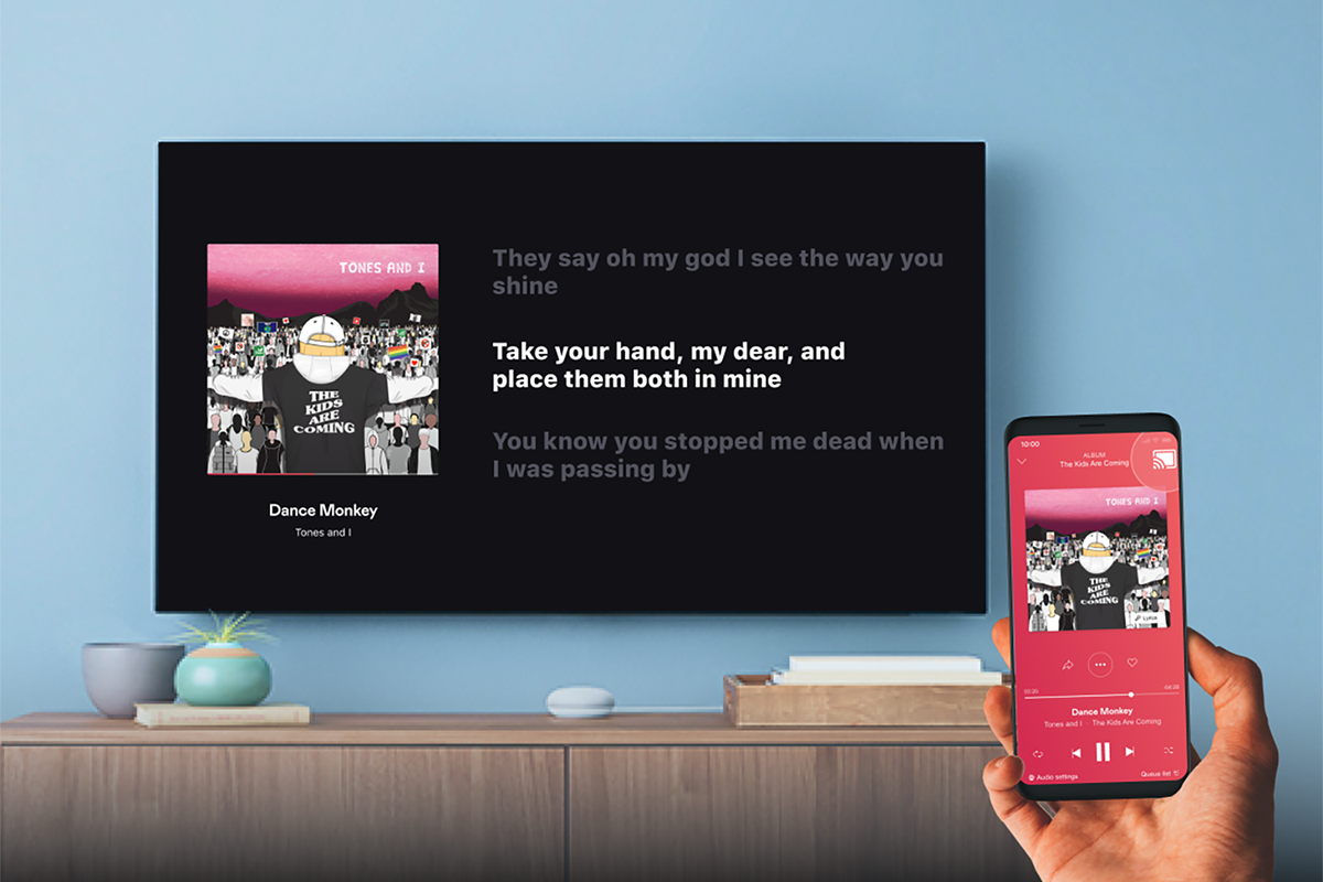Deezer Lyrics on Chromecast integration turns your lounge into a karaoke room image 1