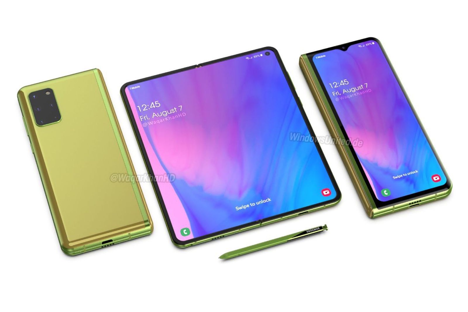 New renders show what the Samsung Galaxy Fold 2 could look like image 1