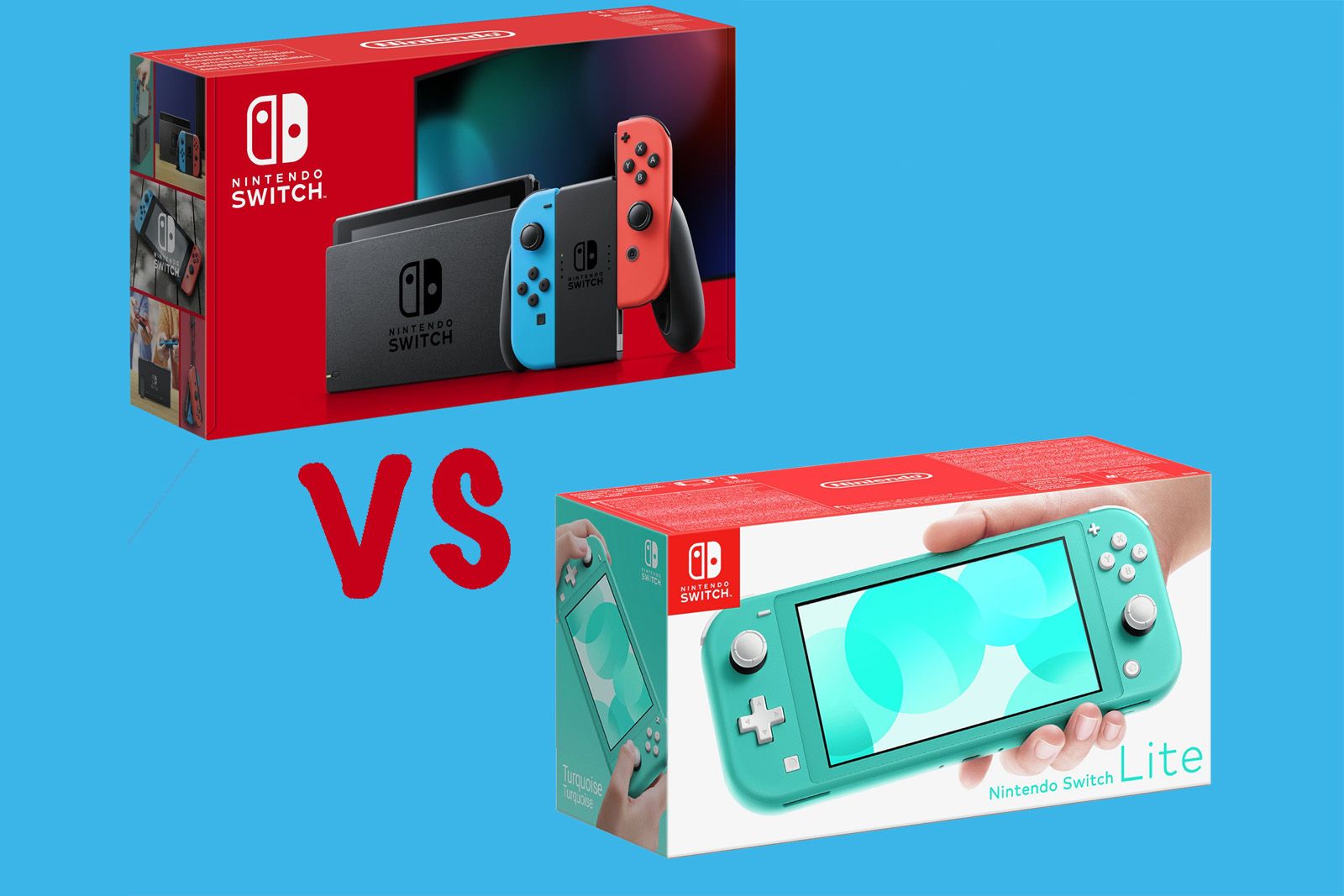 Nintendo vs Switch Lite: the