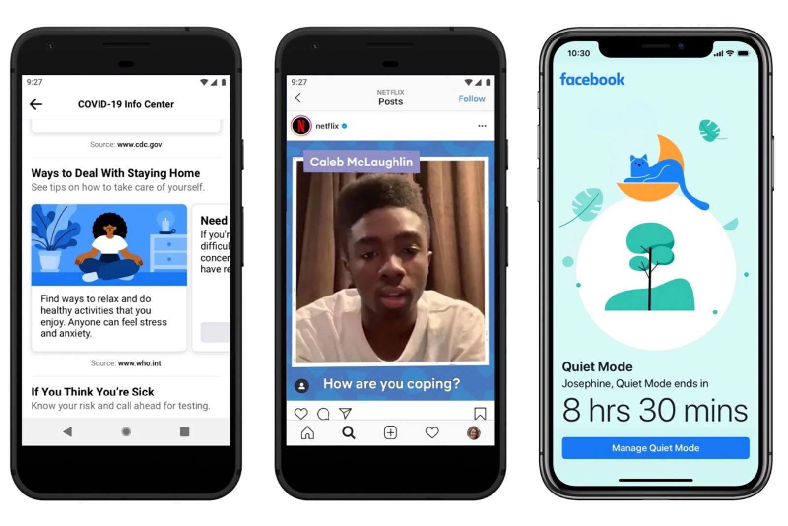 Facebook adds quiet mode to help you manage screen time image 1