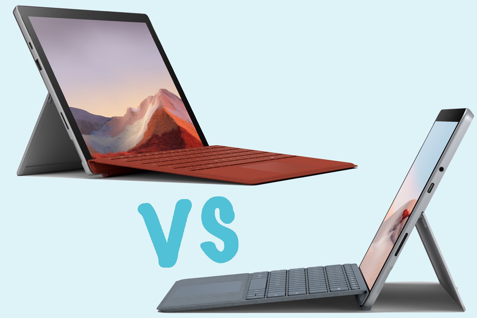 Microsoft Surface Go 2 vs Microsoft Surface Pro 7 Whats the difference image 1