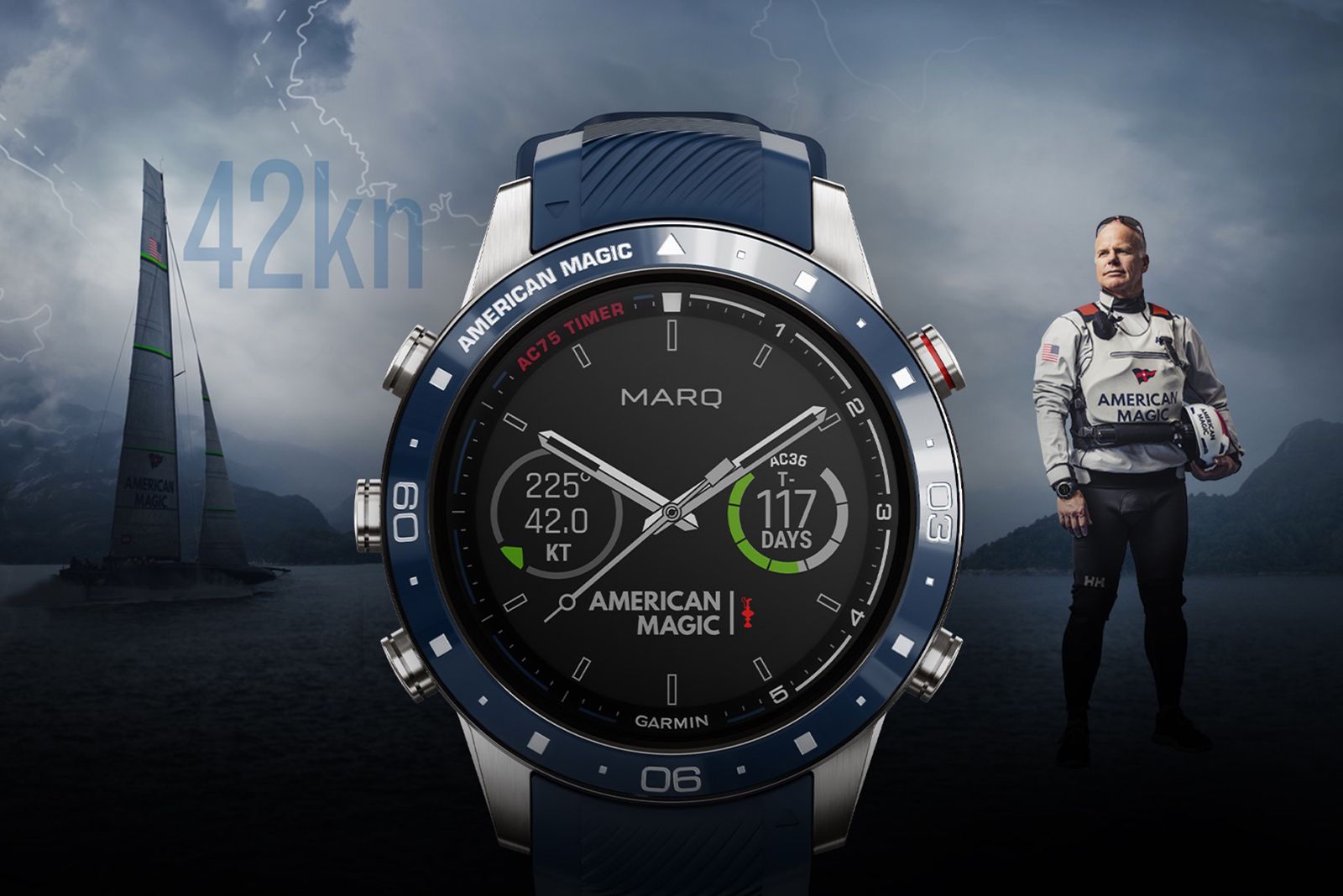 Garmin made a MARQ Captain luxury sailing watch with the American Magic team image 1