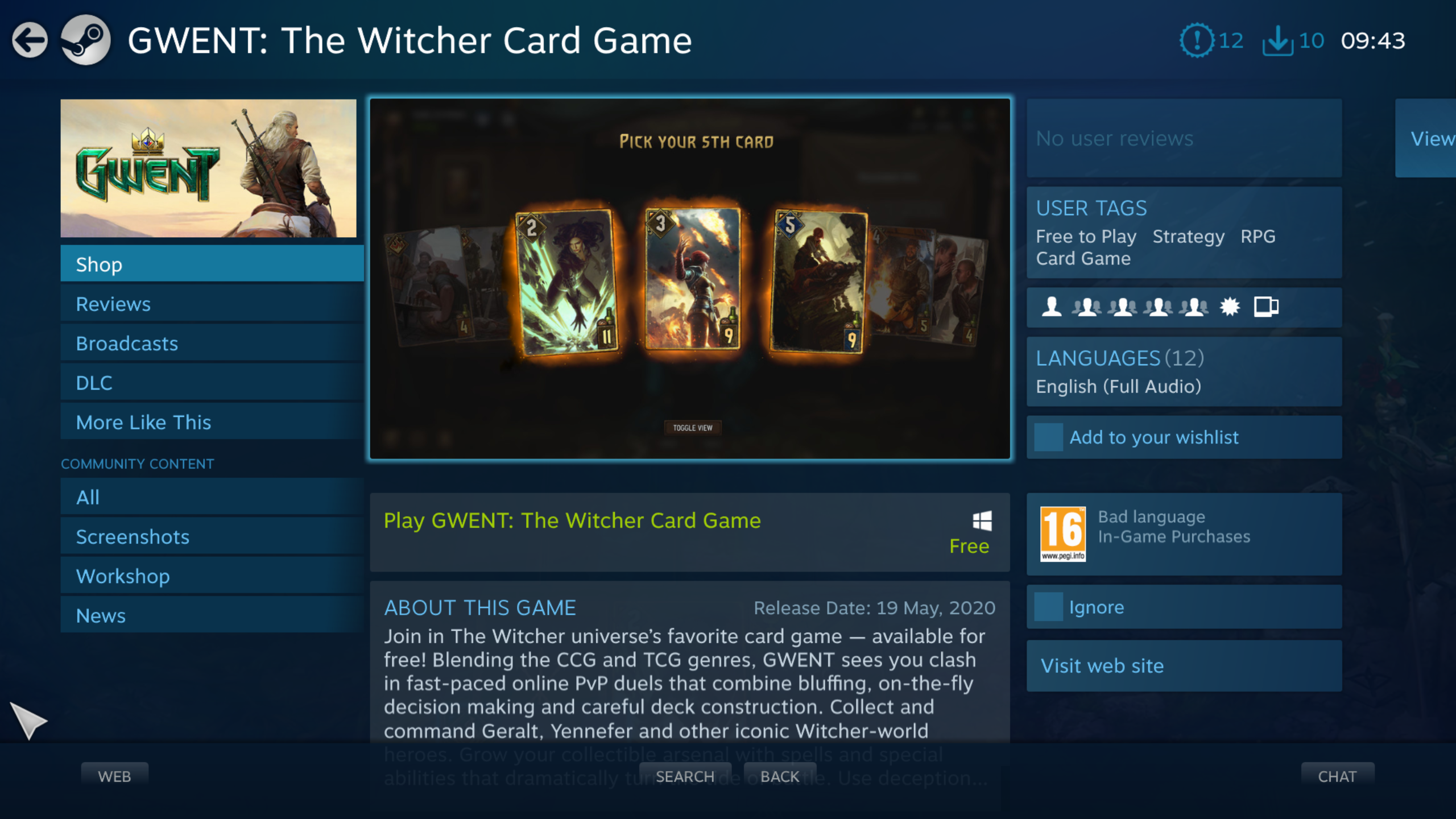 Gwent The Witcher Card Game image 1