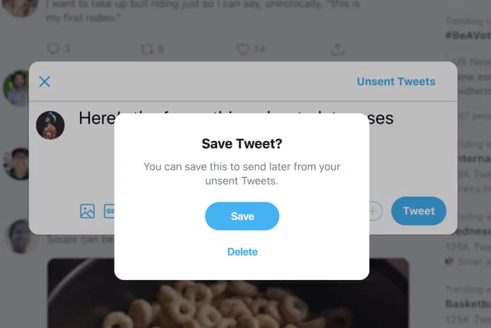 How to save a tweet as a draft or schedule a time to send it image 2