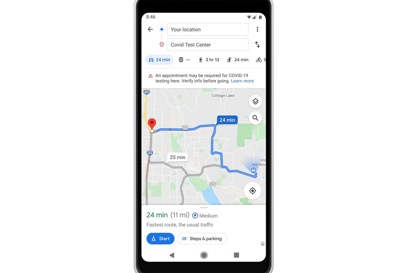 Google Maps update helps you travel while socially distancing image 1