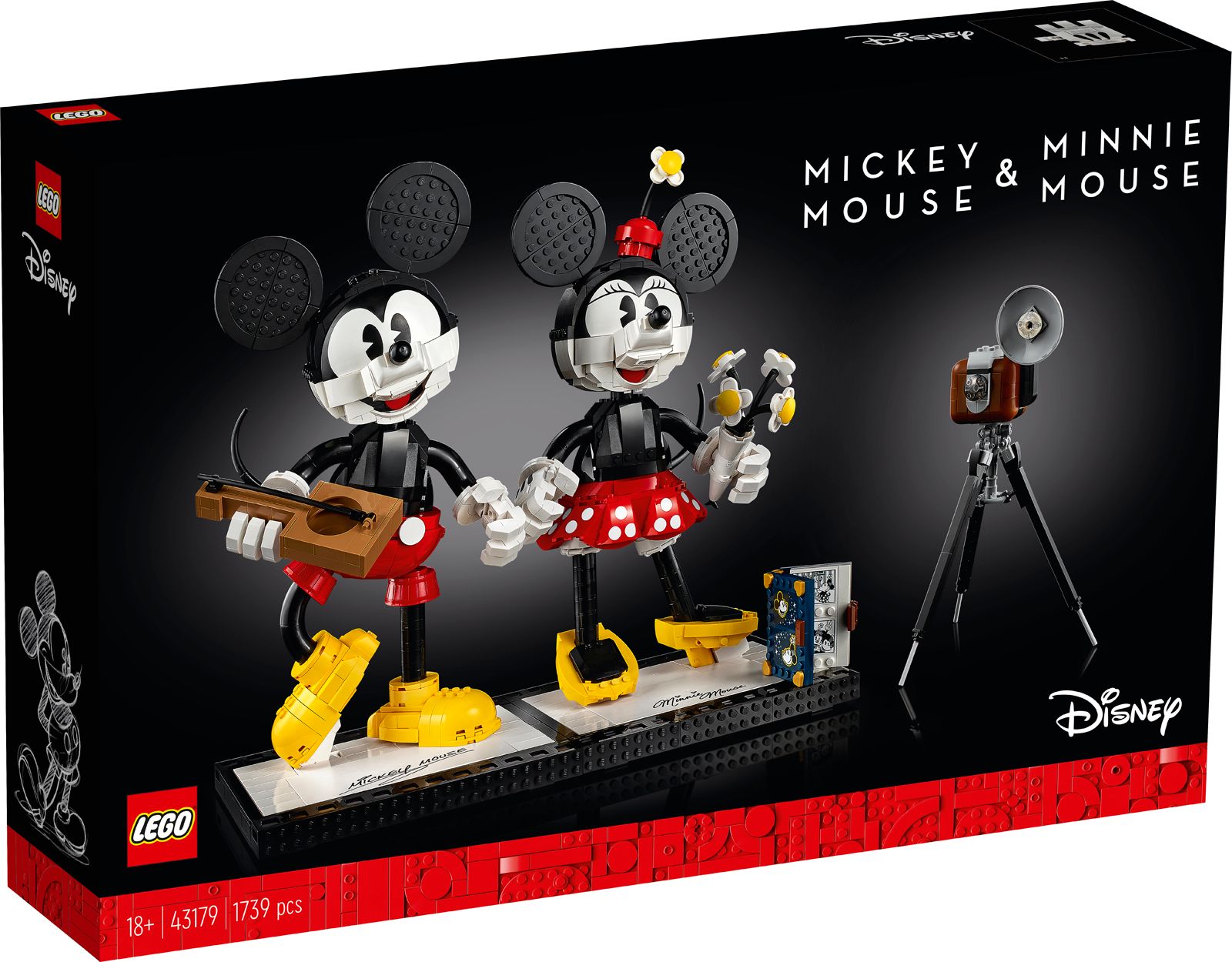 Legos buildable Mickey and Minnie Mouse are simply super image 1