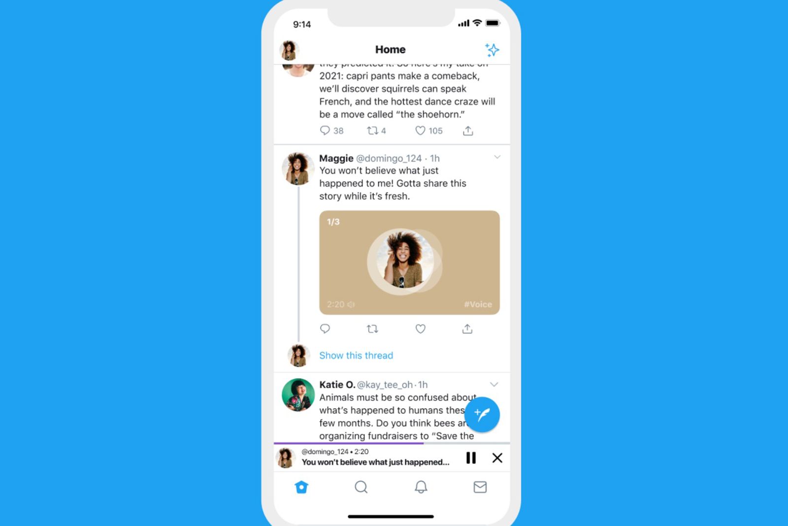 Twitter voice tweets How to record and share an audio clip with your tweet image 3