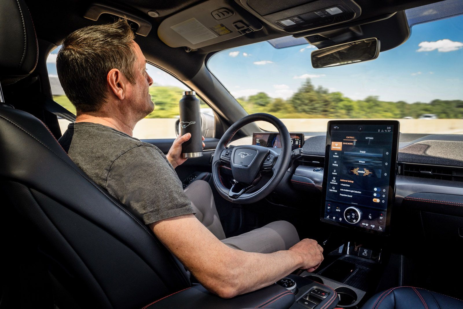 Fords reveals details of the Mustang Mach-Es hand-free driving system image 1