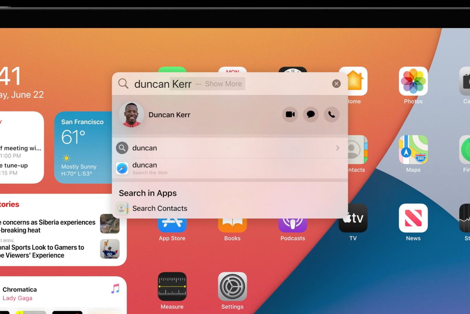 iPadOS 14 announced Universal search and handwriting recognition added image 1