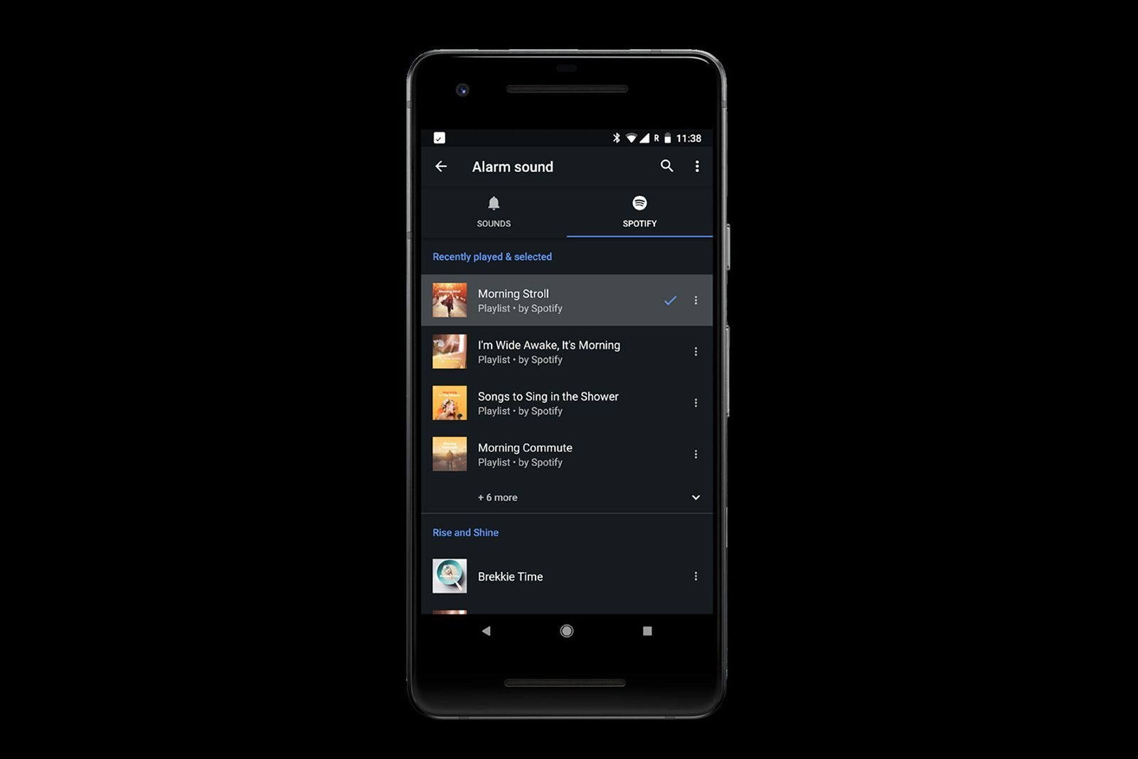 How to set up Spotify music alarms in the Google Clock app photo 1