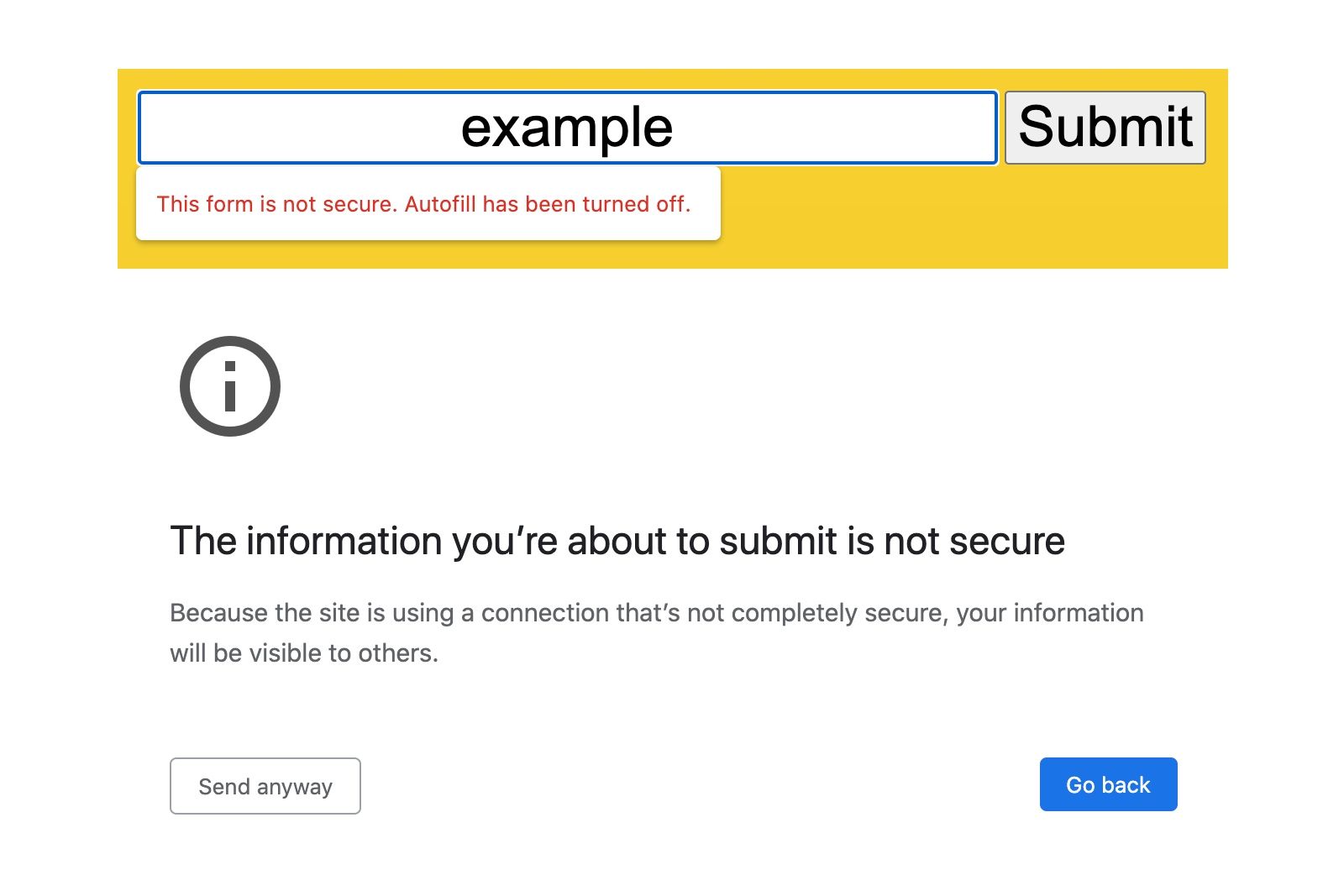 Chrome will soon be able to warn you when an online form isn't secure photo 1