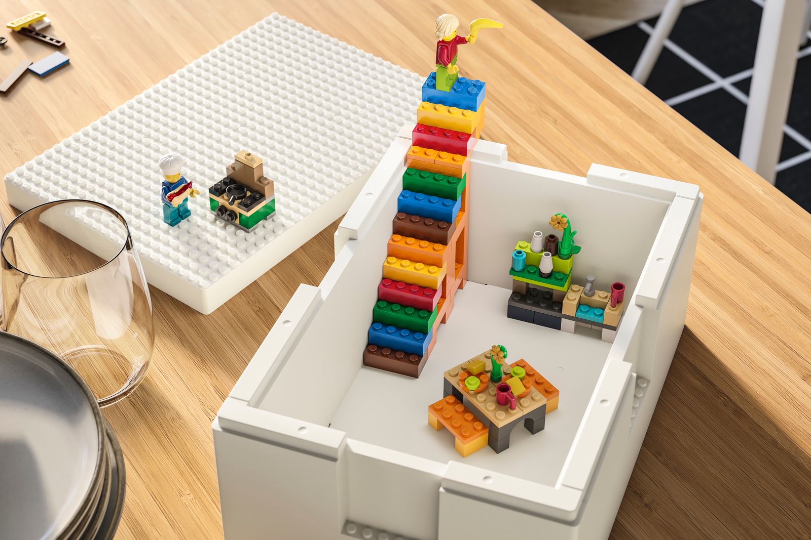 Ikea and Lego team up for storage boxes you can build on photo 1