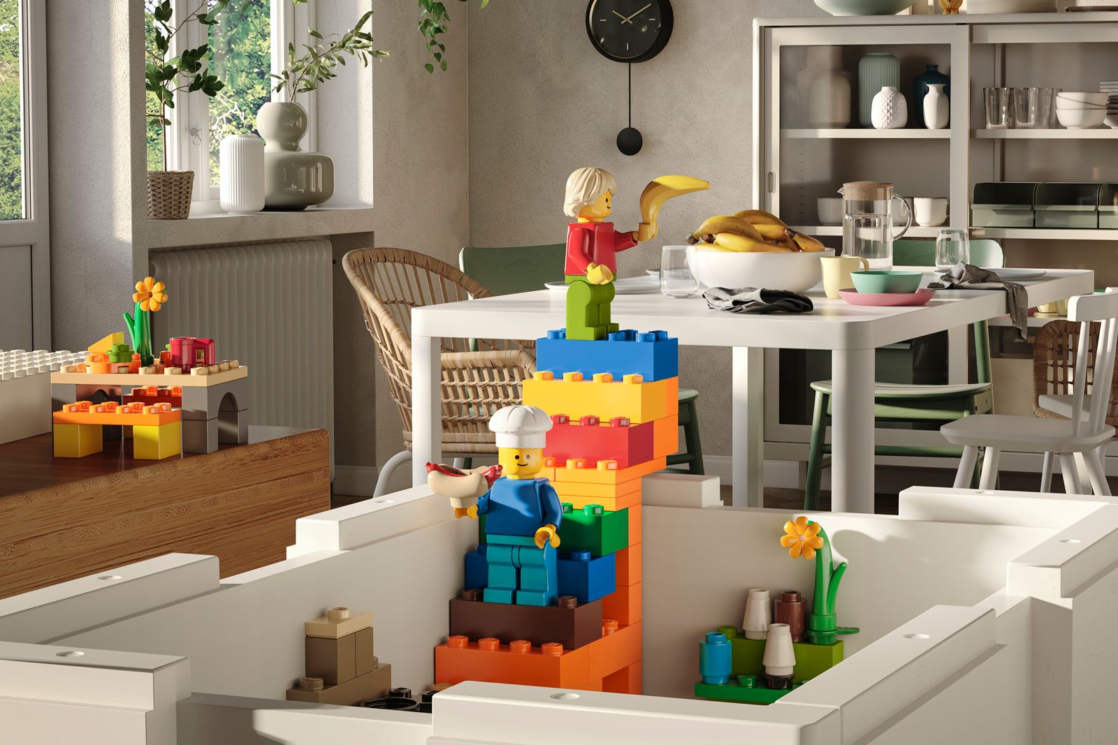 Ikea and Lego team up for storage boxes you can build on photo 2