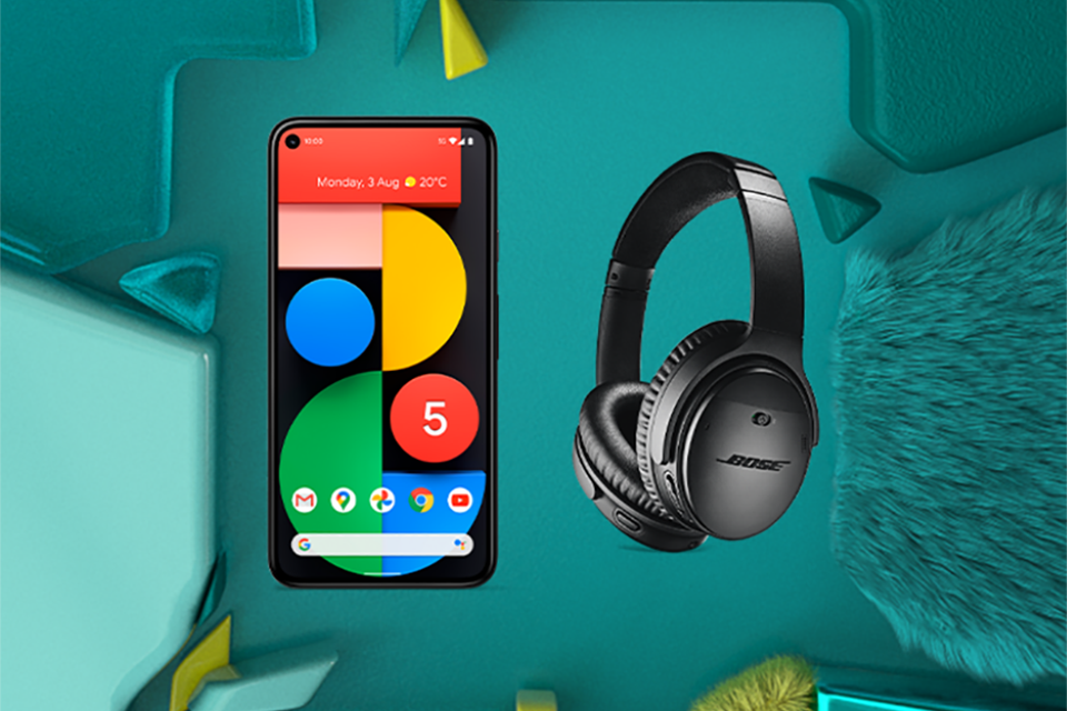 Pre-order Google Pixel 5 or 4a 5G and get free Bose QC35 II headphones photo 1