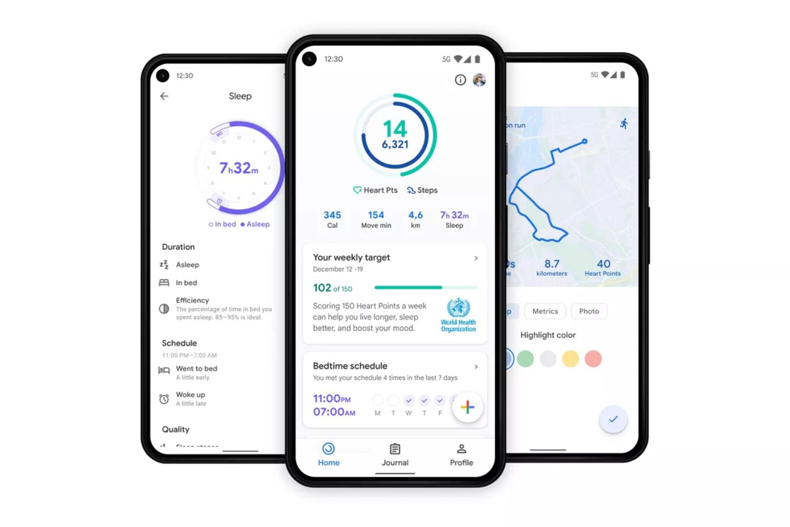Google adds a new health hub and sleep tracking metrics to its Fit mobile apps photo 1