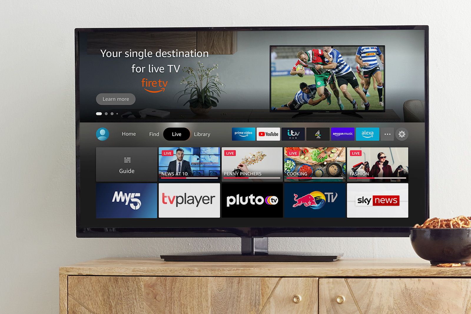 Amazon Fire TV devices in the UK are finally getting a new live TV tab photo 1
