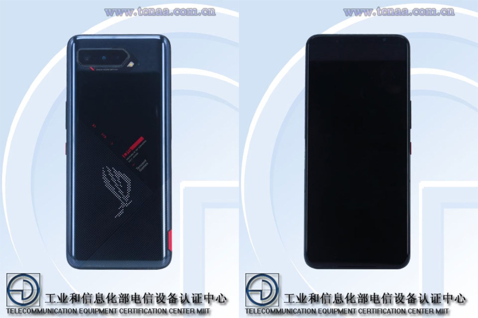 Asus ROG Phone 4/5 images and specs appear online photo 1