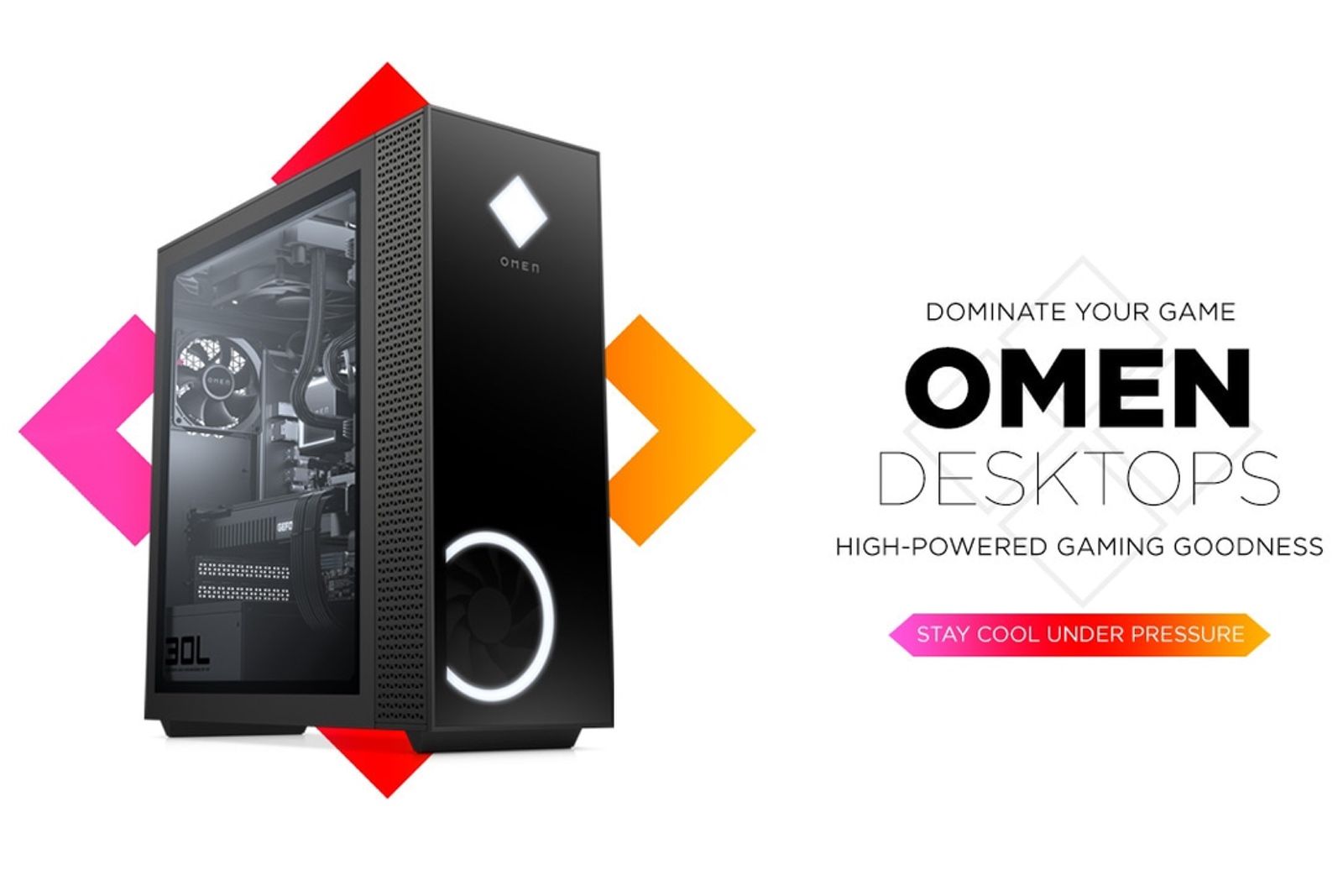 Shop the RTX 3070, 3080, and 3090 available now on the OMEN 25L + 30L direct from HP! photo 1