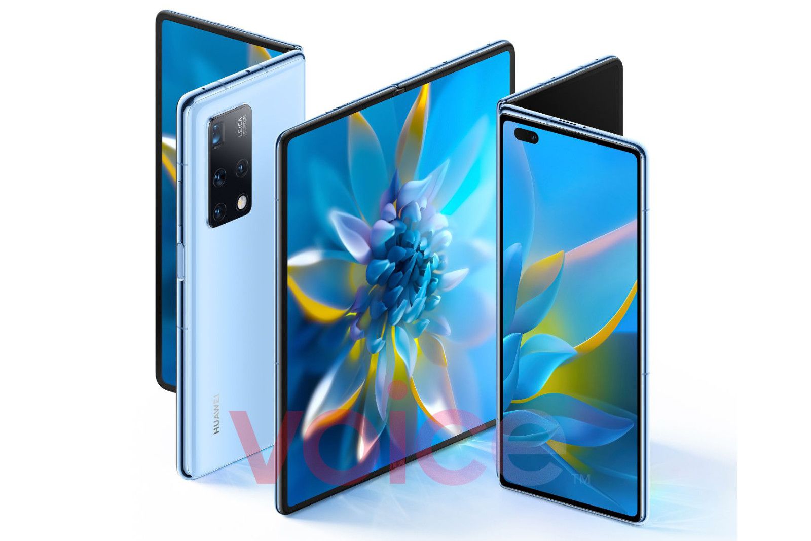 Huawei Mate X2 official images leak, show the whole phone in stunning detail photo 1