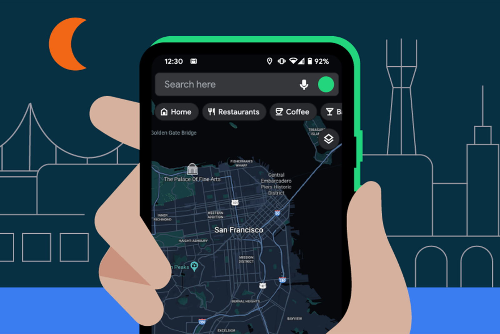 How to turn on the new Google Maps dark mode photo 1
