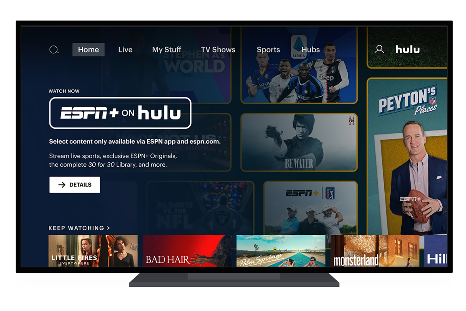 You can now watch ESPN+ live sports and originals directly through Hulu photo 1