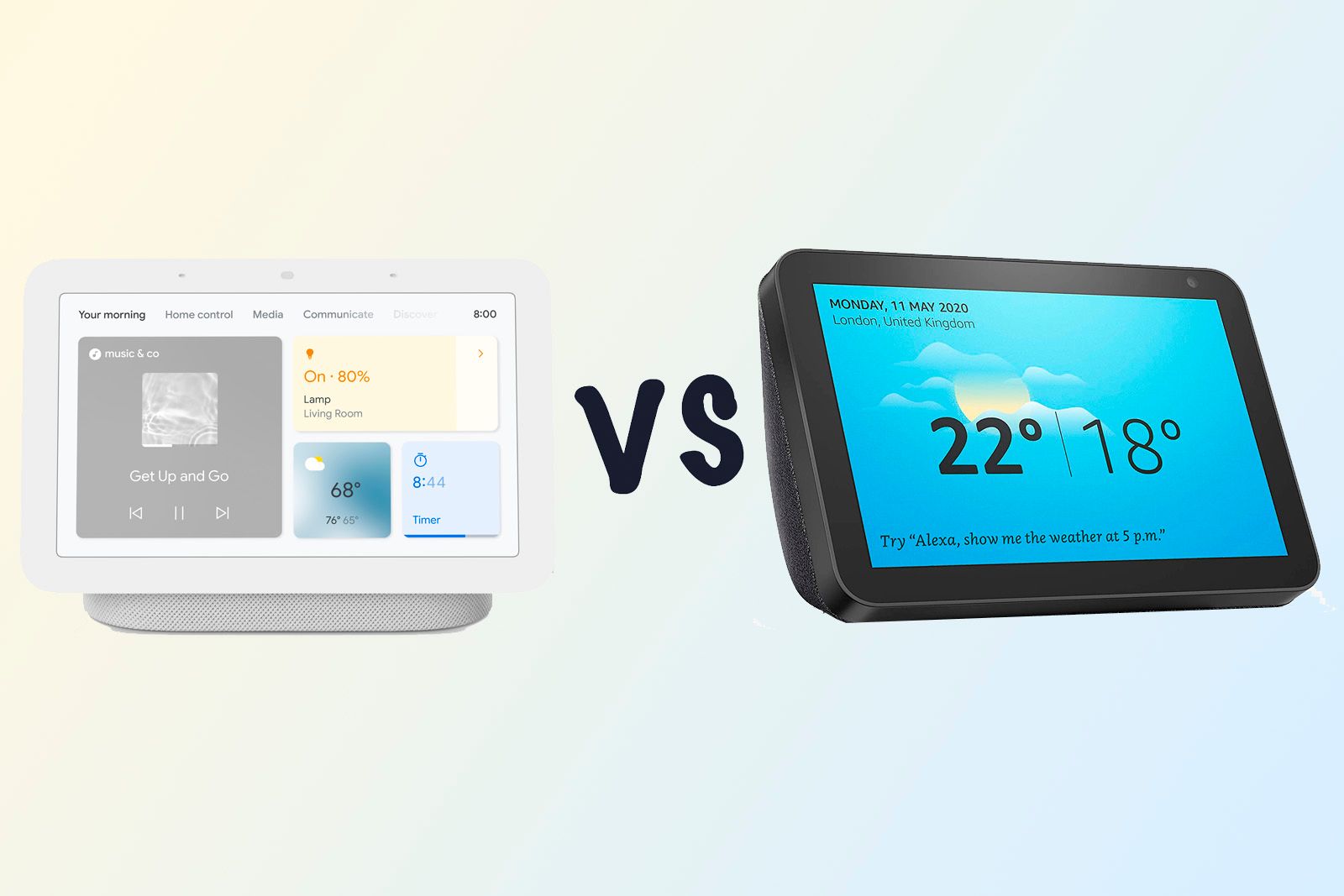 Google Nest Hub vs Amazon Echo Show 8: Which should you buy? photo 1
